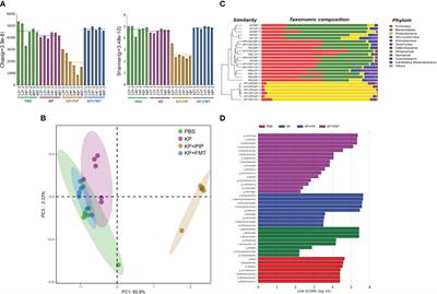 Gut microbes improve prognosis of Klebsiella pneumoniae pulmonary infection through the lung-gut axis